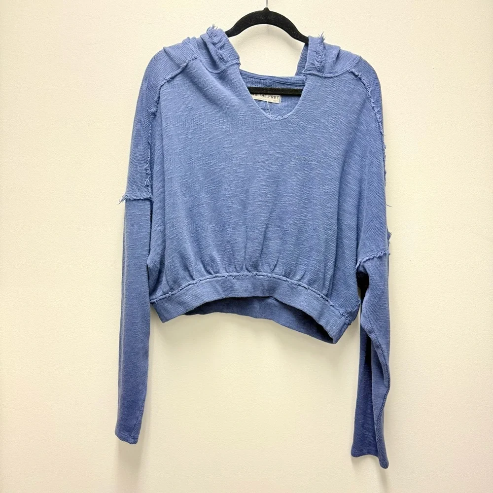 NWT Free People We The Free Atlas Hoodie, Navy Blue | Size XS
